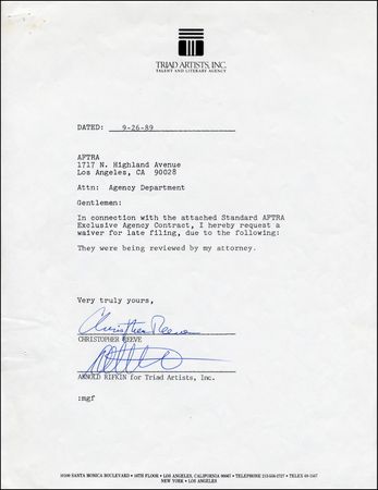 Lot #2457 Superman: Reeve and Kidder - Image 1