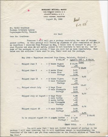 Lot #937 Margaret Mitchell - Image 2