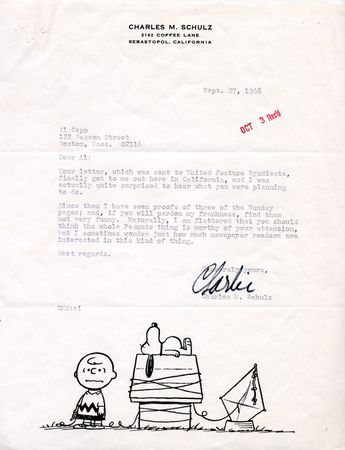 Lot #1025 Charles Schulz - Image 1