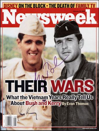 Lot #9 George W. Bush and John Kerry