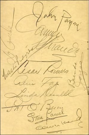 Lot #1533 Celebrity Signatures - Image 5