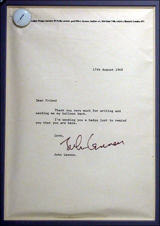Lot #1060 Beatles: Lennon, John - Image 2