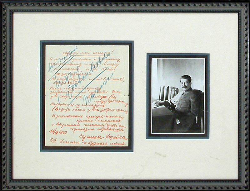 Lot 486 Josef Stalin