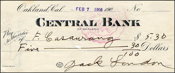Lot 1037 Jack London