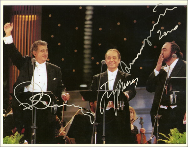 Lot 1483 Three Tenors