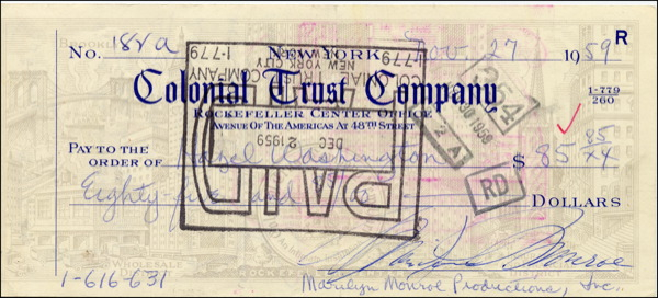 Lot 2289 Marilyn Monroe