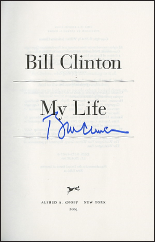 Lot 38 Bill Clinton