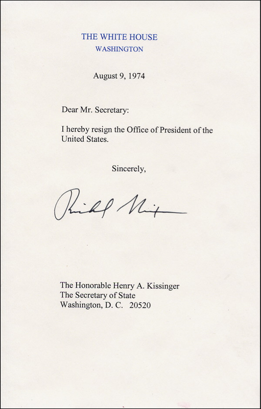 Lot 138 Richard Nixon