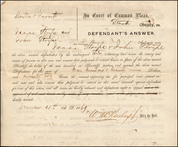 Lot 136 William McKinley