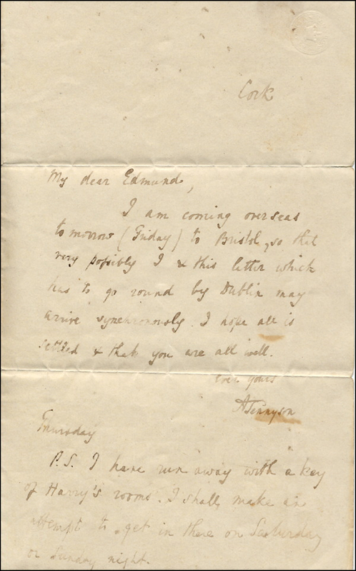 Lot 1102 Alfred Lord Tennyson
