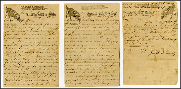 Lot 562 Civil War Letter