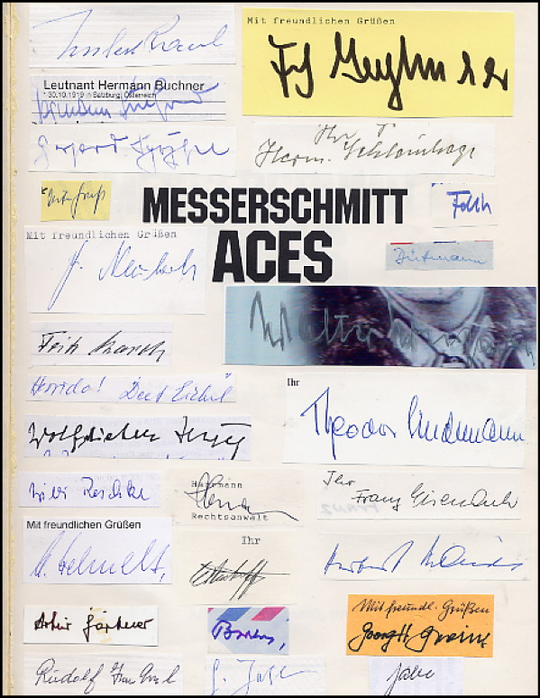 Lot 721 Messerschmitt Aces