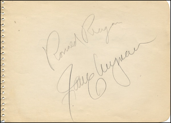 Lot 1420 Cole Porter and the Reagans