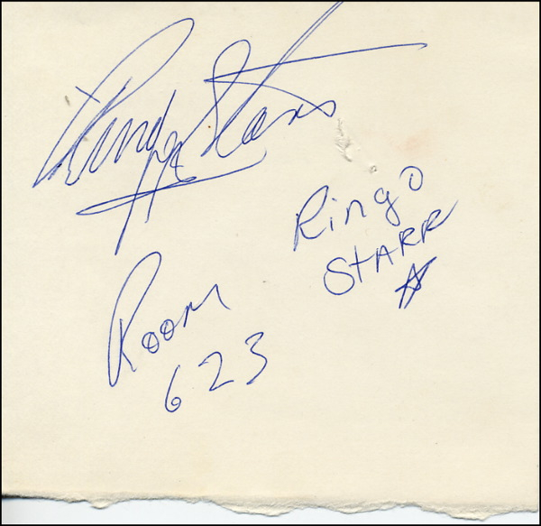 Lot 1241 Beatles: Starr, Ringo
