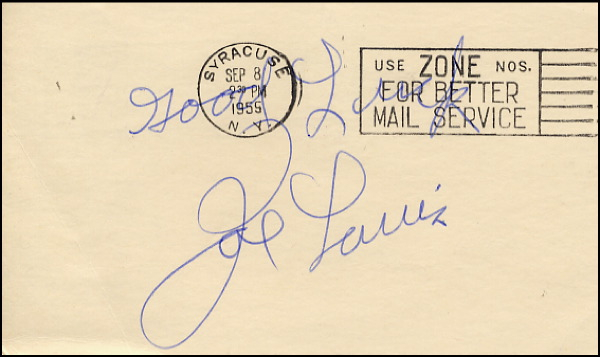 Lot 2847 Joe Louis
