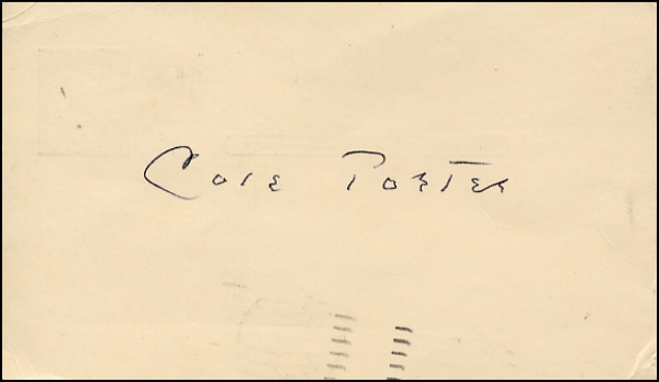 Lot 1421 Cole Porter