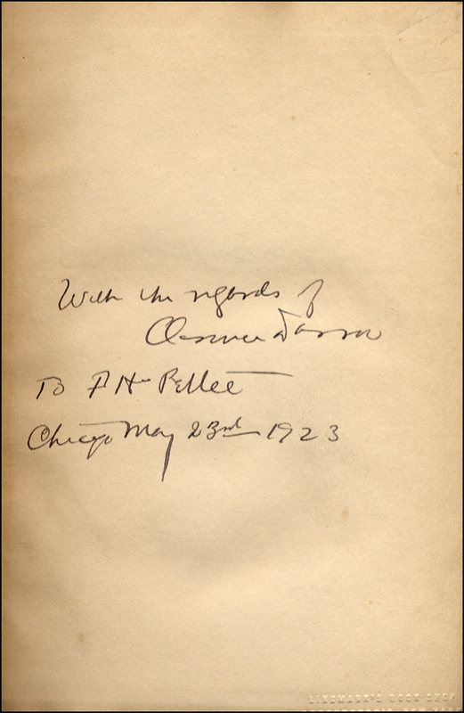 Lot 306 Clarence Darrow