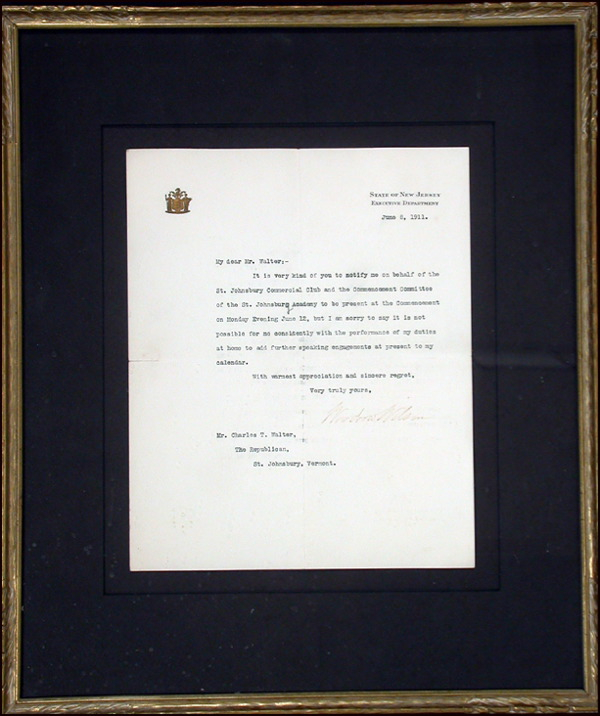 Lot 199 Woodrow Wilson