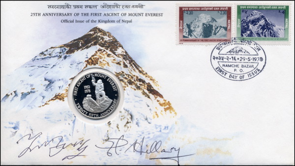 Lot 381 Edmund Hillary and Tenzing Norgay