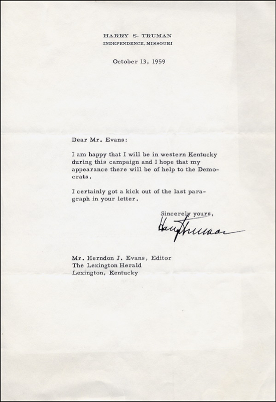 Lot 177 Harry S. Truman