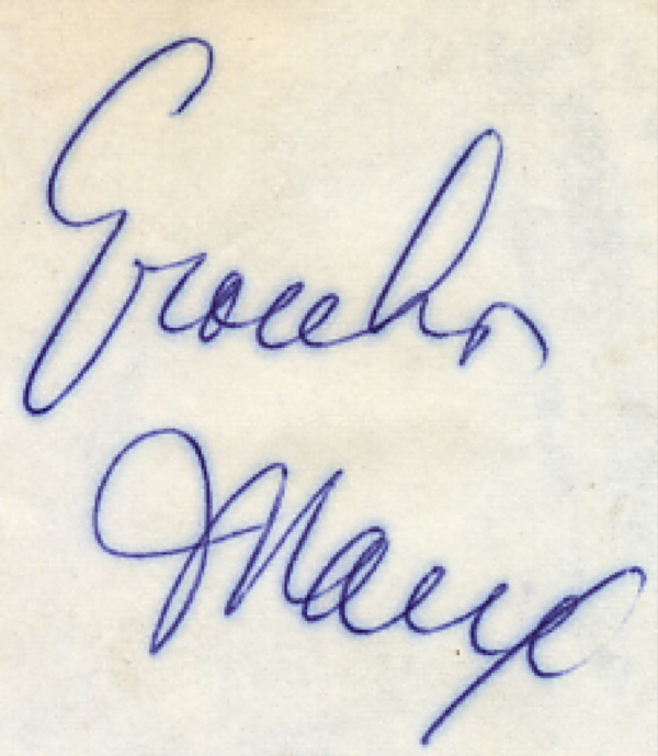 Lot 2258 Groucho Marx