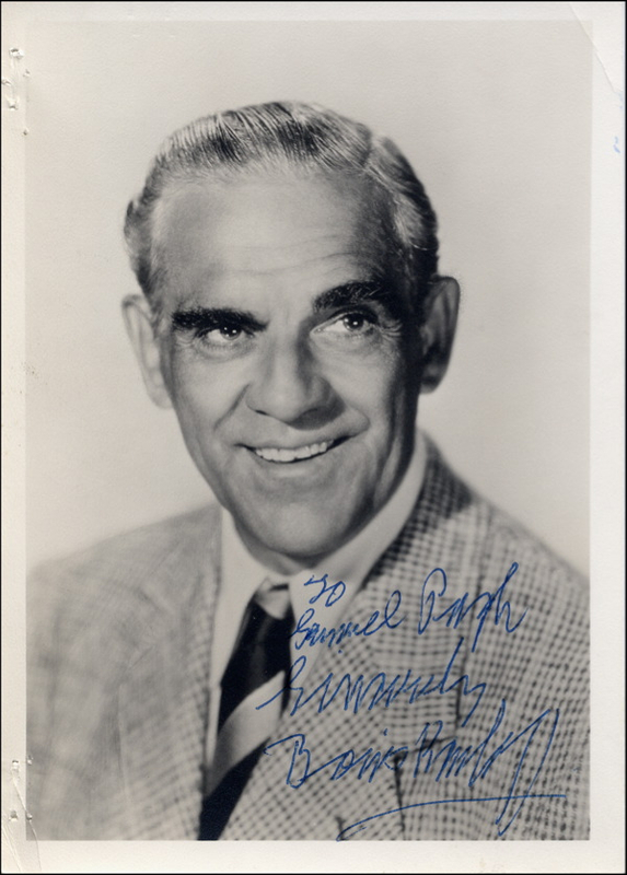 Lot 2135 Boris Karloff