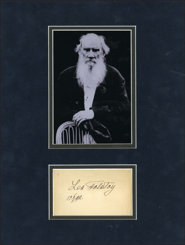 Lot 1110 Leo Tolstoy