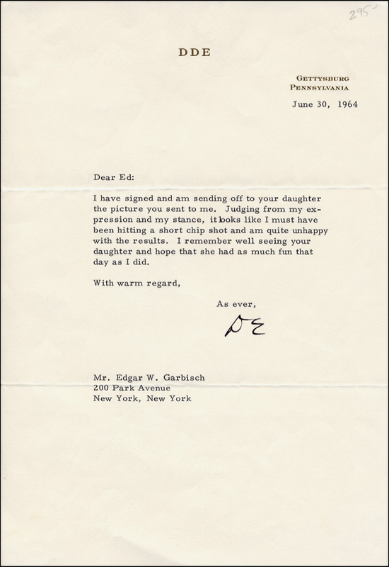 Lot 48 Dwight D. Eisenhower