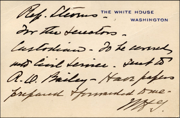 Lot 173 William H. Taft