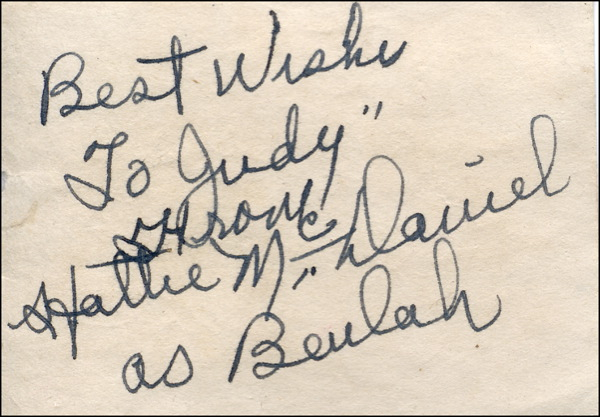 Lot 2269 Hattie McDaniel