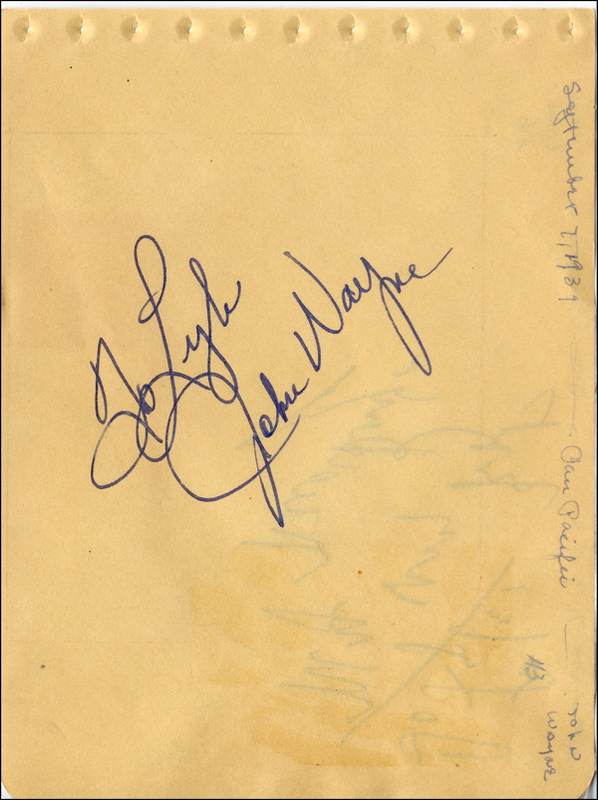 Lot 2632 John Wayne