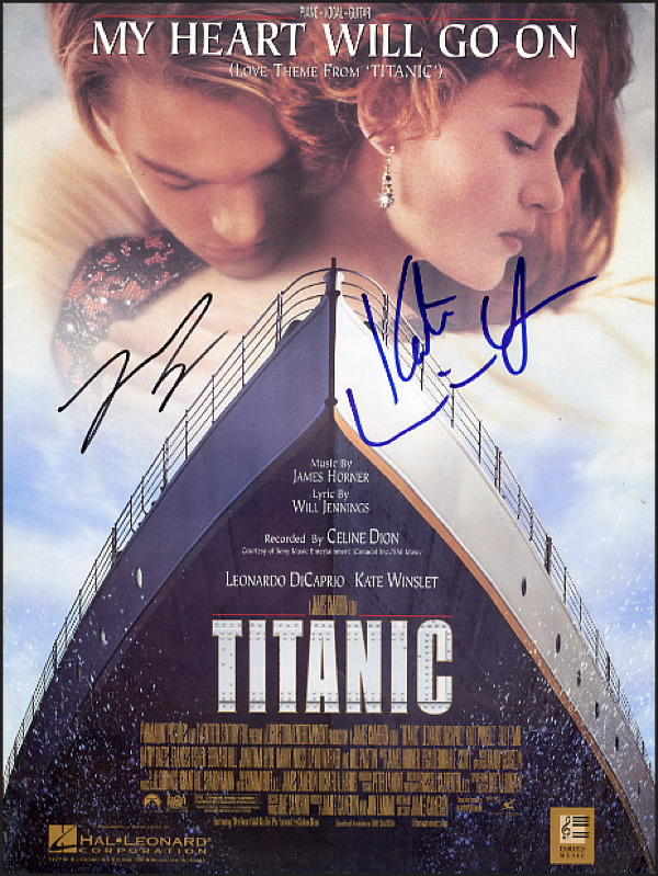 Lot 1820 Leonardo DiCaprio and Kate Winslet