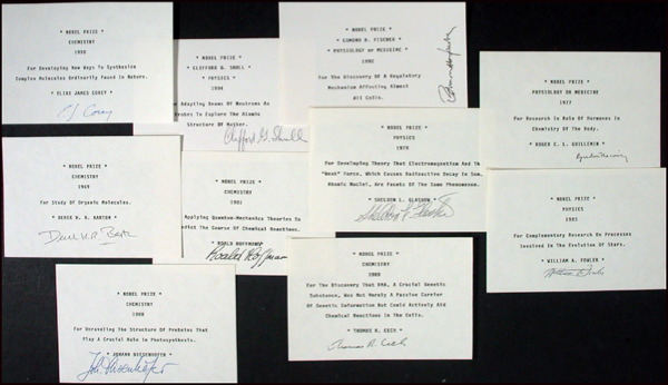 Lot 444 Nobel Prize Winners