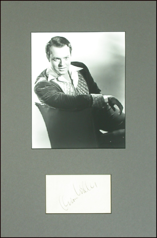 Lot 2638 Orson Welles