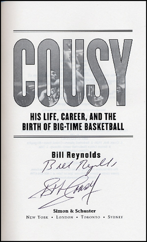 Lot 2762 Bob Cousy
