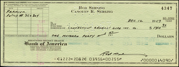 Lot 2534 Rod Serling