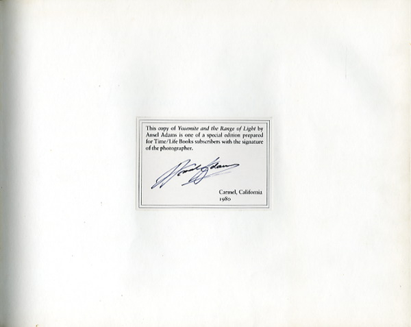 Lot 942 Ansel Adams