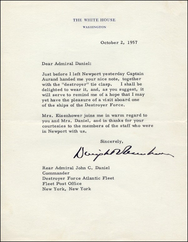 Lot 49 Dwight D. Eisenhower