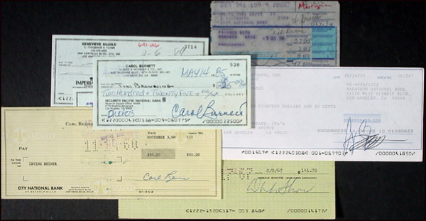 Lot 1702 Celebrity Checks