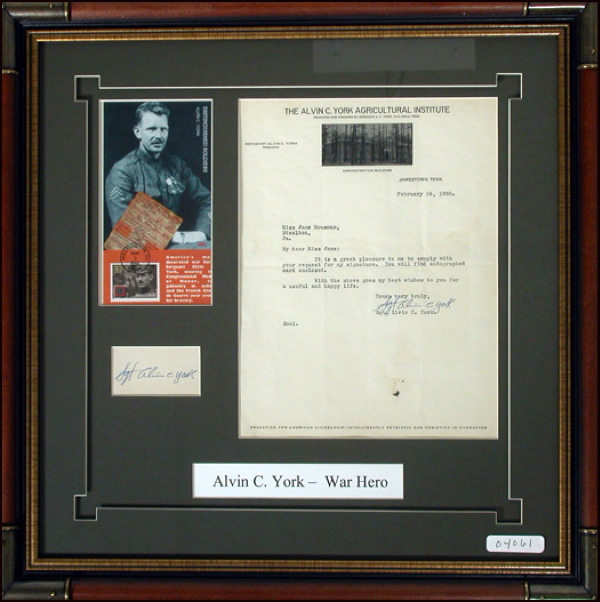 Lot 802 Sgt. Alvin C. York