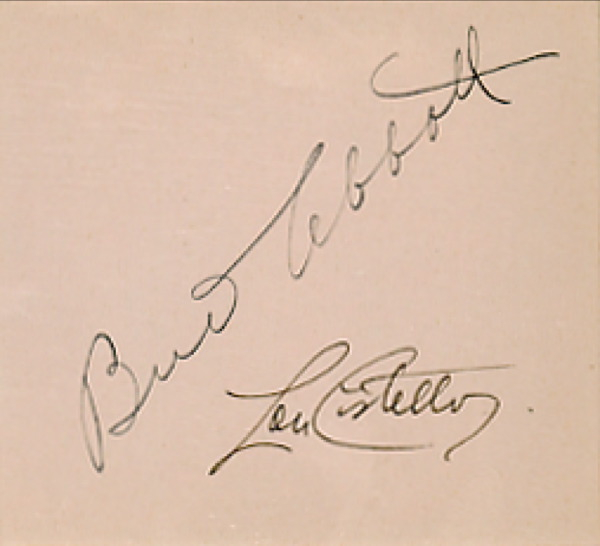Lot 1511 Abbott and Costello