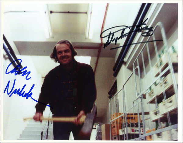 Lot 2332 Jack Nicholson and Stephen King