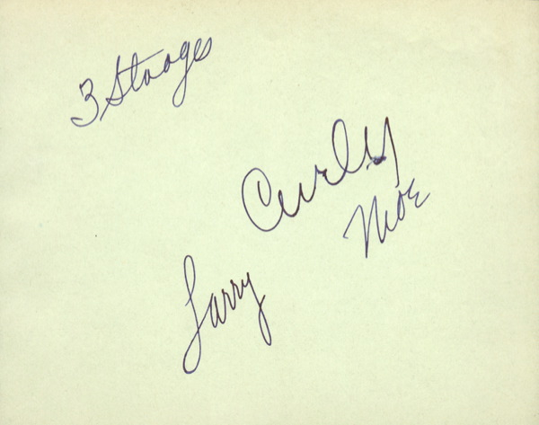 Lot 2586 Three Stooges
