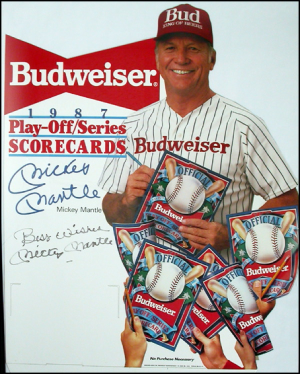 Lot 2853 Mickey Mantle