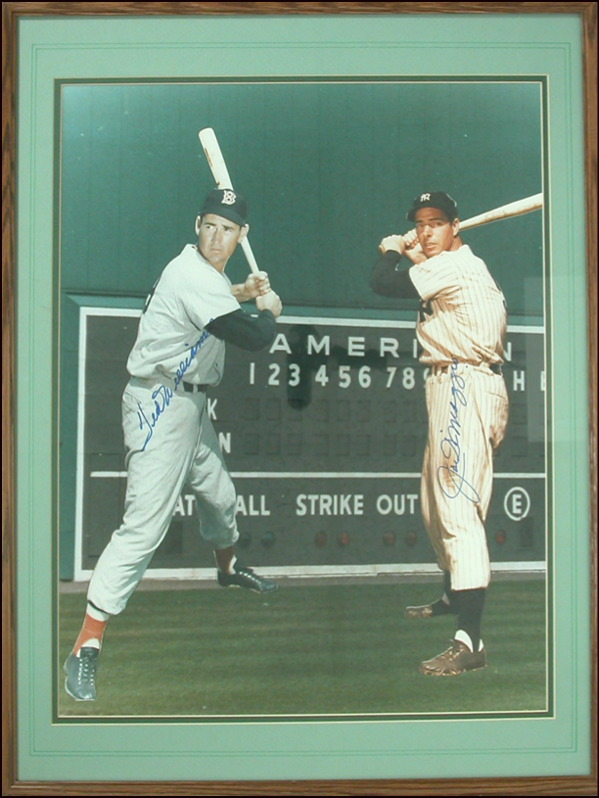 Lot 2979 Ted Williams and Joe DiMaggio