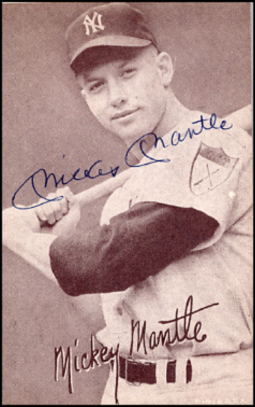 Lot 2855 Mickey Mantle