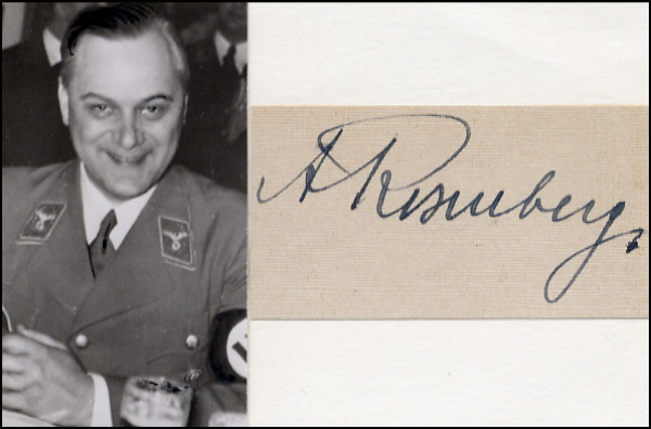 Lot 758 Alfred Rosenberg