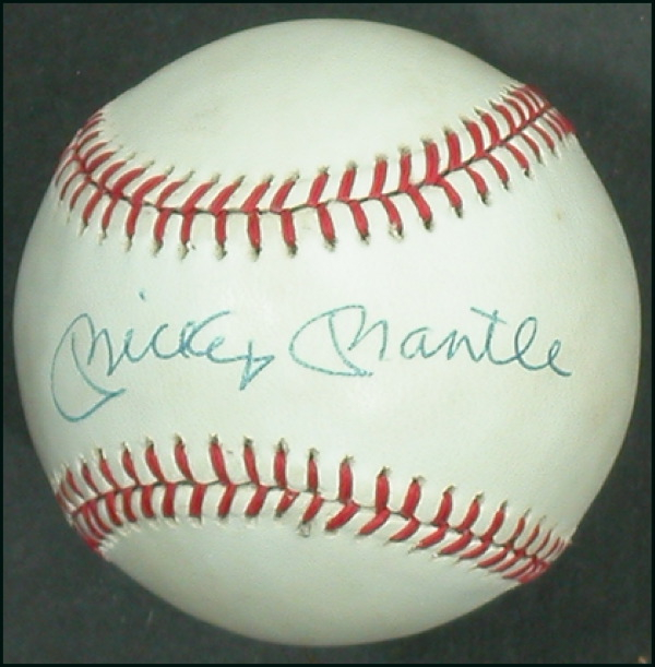Lot 2854 Mickey Mantle