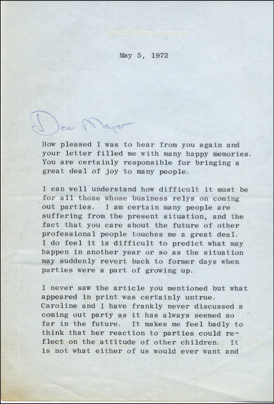 Lot 91 Jacqueline Kennedy