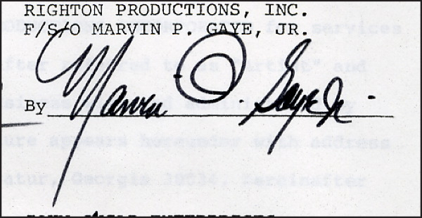 Lot 1312 Marvin Gaye